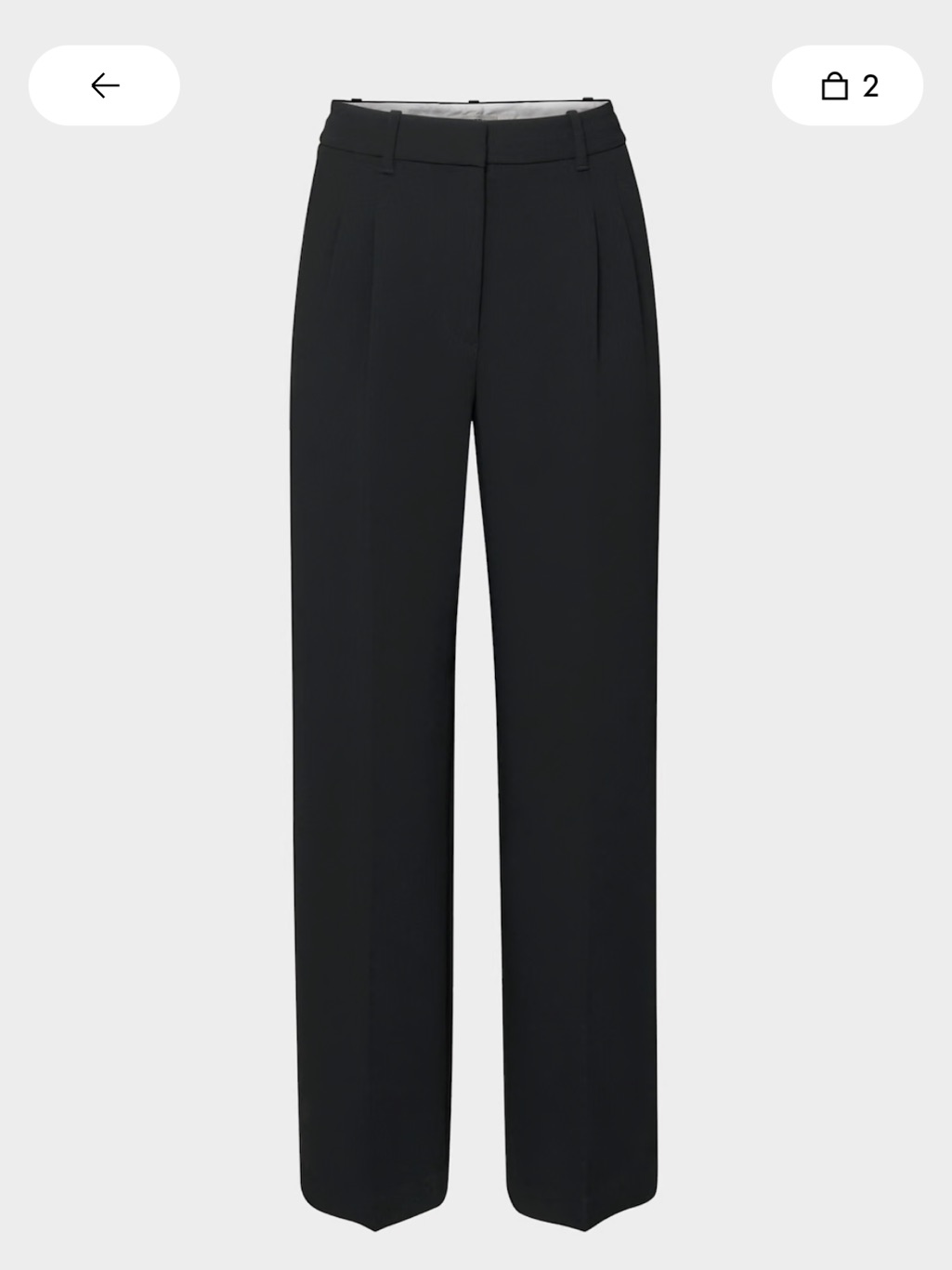 Aritzia Effortless Pant Trouser - Short In Black